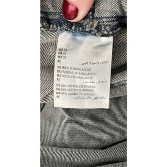 Karen Scott Overcast Pull On Straight Leg Jeans Plus Size 3X NWT - Picture 4 of 5